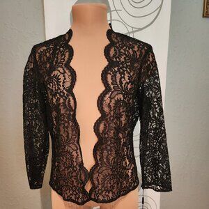 Calvin Klein Black Lace Jacket